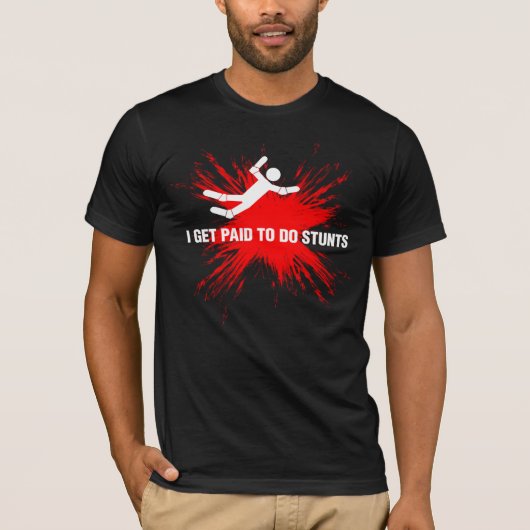 T-shirt PROFESSIONNEL de CASCADEUR (blanc/rouge) (Devant)