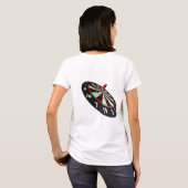 T-shirt professionnel de fléchettes drôles pour da (Dos entier)