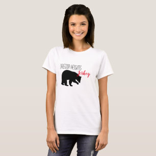 T-shirt professionnel personnalisé Ours de bison r