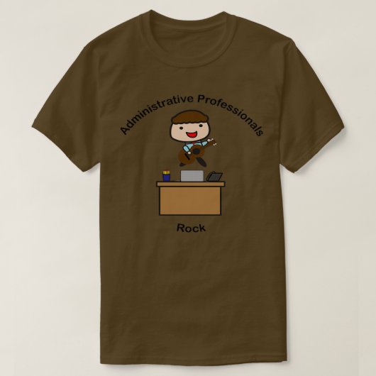 T-shirt Professionnels administratifs Rock Homme (Design devant)