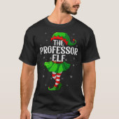 T-shirt Professor Elf Christmas Girls Women Elf Squad Xmas (Devant)