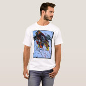 T-shirt profil aztèque (Devant entier)