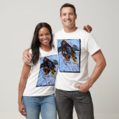 T-shirt profil aztèque (Unisexe)