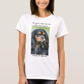 T-shirt Profil De Cavalier King Charles Personal Stalker (Devant)