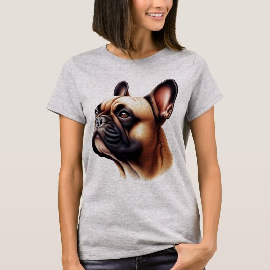 T-shirt Profil de chien de boxe (Devant)