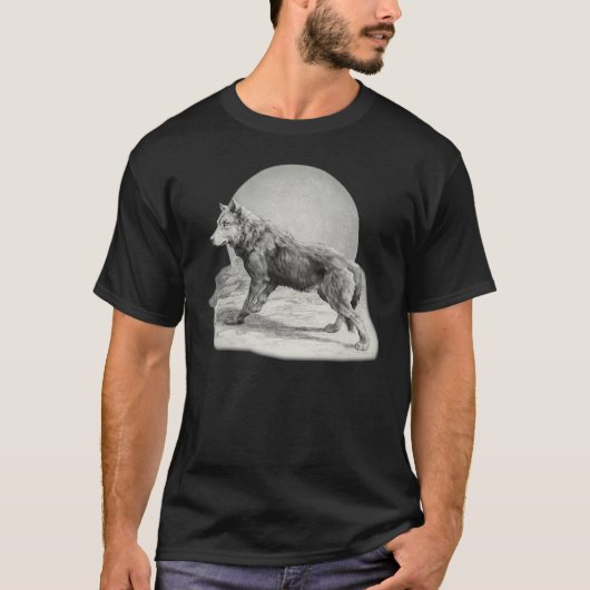 T-shirt Profil de Wolf Moon (Devant)
