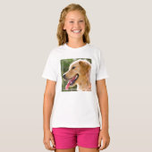 T-shirt Profil d'extraction d'or avec une langue sortie (Devant entier)