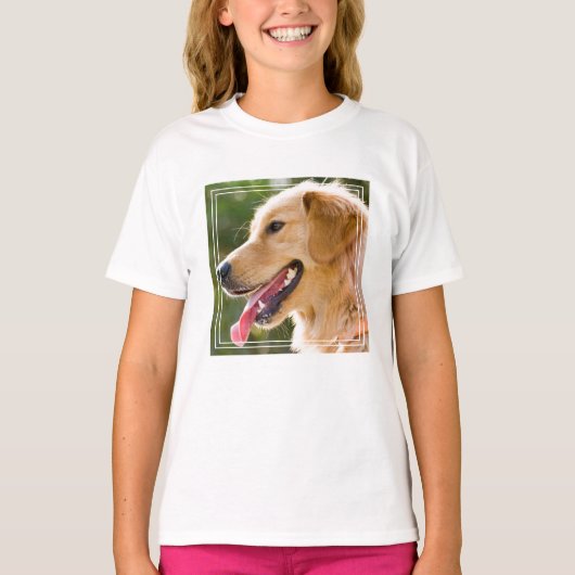 T-shirt Profil d'extraction d'or avec une langue sortie (Devant)