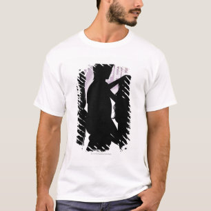 T-shirt Profil d'une danse d'homme avec des femmes dans