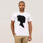T-shirt Profil d'une femme (Devant entier)