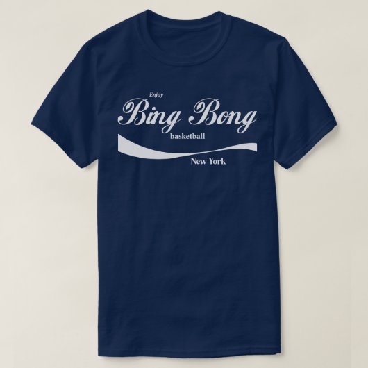 T-shirt Profitez de Bing Bong Basketball New York (Design devant)