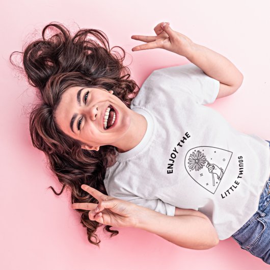 T-shirt Profitez de la citation motivationnelle des petite