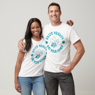 T-shirt Profitez de la santé Mangez Votre Miel Abeille Bie