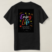 T-shirt Profitez de la vie. (Design dos)