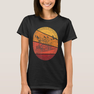T-shirt Profitez de la vie ferroviaire locomotive à vapeur