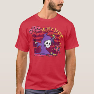 T-shirt Profitez de la vie Grateful Pastel Goth Grim Fauch