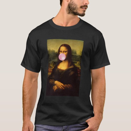 T-shirt Profitez de porter Français Mona Lisa Chevronner B (Devant)