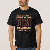 T-shirt Profitez de votre retraite (Devant)