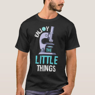 T-shirt Profitez Des Petites Choses Microbiologie Fière Bi