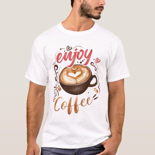 T-shirt Profitez du café (Devant)