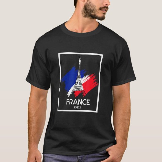 T-shirt Profitez du Cool Paris Tour Eiffel (Devant)