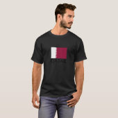 T-shirt Profitez du Cool Qatar Drapeau Graphique Tee - shi (Devant entier)