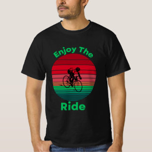 T-shirt Profitez du tour Inspirational Cycling Citation T-
