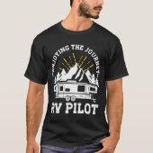 T-shirt Profitez Du Voyage RV Pilote Camp Couple Camping (Devant)