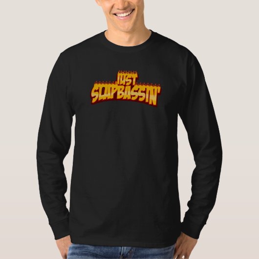 T-shirt Profitez Slap Bass Guitare Jam Session Slap That B (Devant)