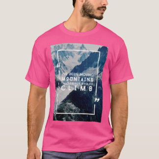T-shirt Profond du cou - Manche de baseball Gold Steps