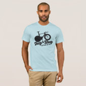 T-shirt Profond et raide qui est comment je roule (Devant entier)