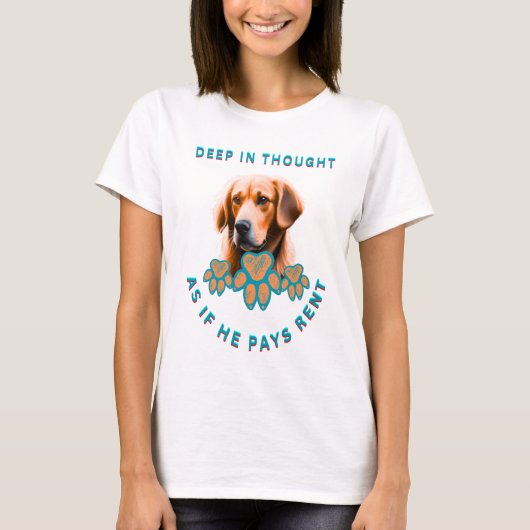 T-shirt Profondément pensif (Devant)