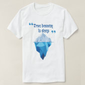 T-shirt Profondeurs cachées - T-Shir Homme Iceberg (Design devant)