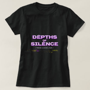 T-shirt Profondeurs de Silence Tee à l'esthétique Purple
