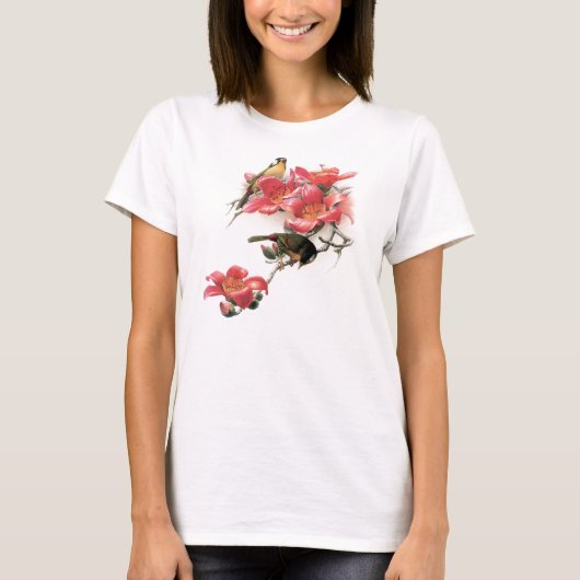 T-shirt Profusion rose (Devant)
