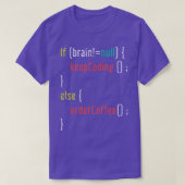 T-shirt Programmateur amusant de café rétro (Design devant)