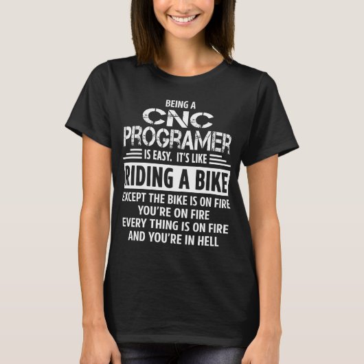 T-shirt Programmateur CNC (Devant)