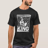 T-shirt Programmateur Coder King Programmer Programmer Sof (Devant)