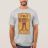 T-shirt Programmateur de carte Pixel Tarot (Devant)
