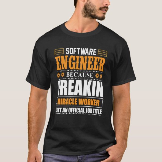 T-shirt Programmateur de codeur du logiciel ingénieur 5 (Devant)