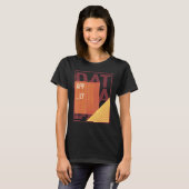T-shirt Programmateur de Geek de Glitch Binary Code Rétro (Devant entier)