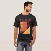 T-shirt Programmateur de Geek de Glitch Binary Code Rétro (Devant entier)