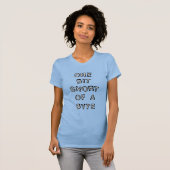 T-shirt Programmateur d'ordinateur court d'un bit (Devant entier)