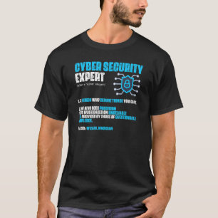 T-shirt Programmateur d'ordinateur Internet Cyber Security