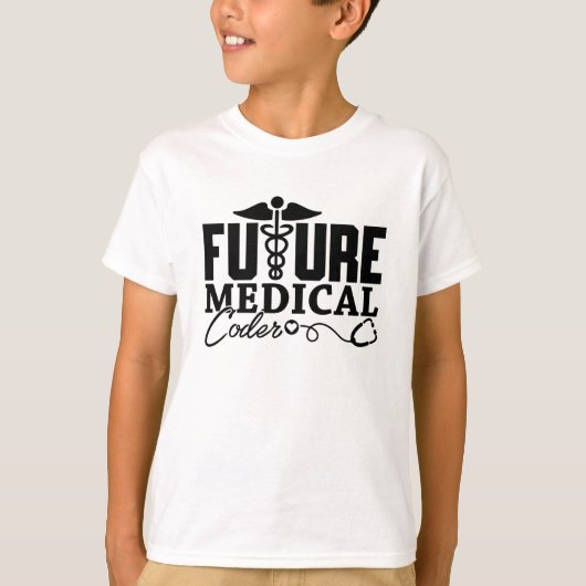 T-shirt Programmateur du futur assistant Codeur Médicale (Devant)