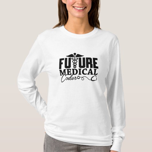 T-shirt Programmateur du futur assistant Codeur Médicale (Devant)