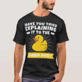 T-shirt Programmateur Duck Rubber Duck labrador a (Devant)