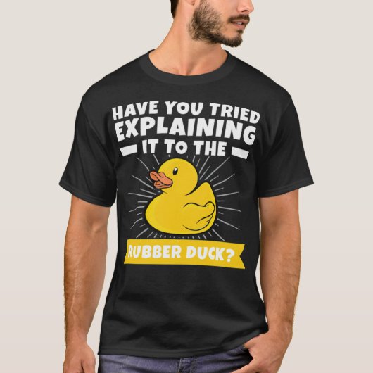 T-shirt Programmateur Duck Rubber Duck labrador a (Devant)
