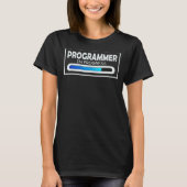 T-shirt Programmateur En Cours Programmation Coder Étudian (Devant)