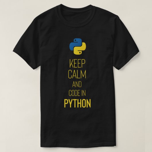 T-shirt Programmateur Python (Design devant)